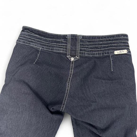 dark wash low rise jeans - Picture 4 of 5